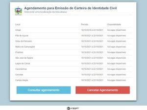 Instituto de Identificação de Alagoas altera sistema de agendamento para postos do interior