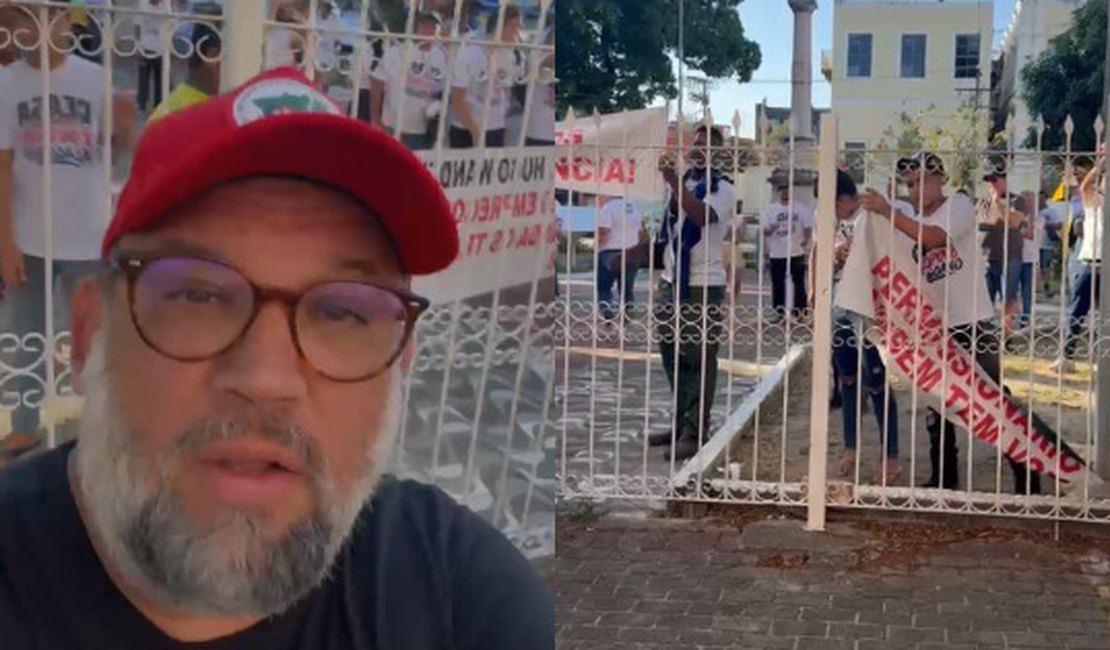Alexandre Fleming critica bloqueio de acesso à Assembleia Legislativa de AL