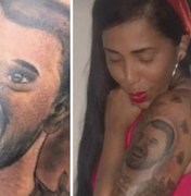 Irmã de Gil tatua rosto do participante no braço: 'Expressão de admiração'