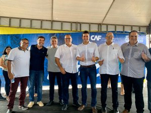 Vereadores participam de solenidade para início das obras de infraestrutura na região do Aeroclube