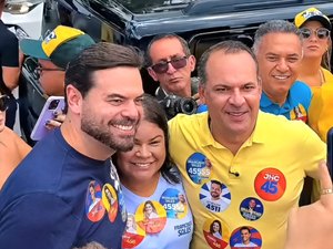Chico Filho declara apoio a Francisco Sales durante ato de campanha em Maceió