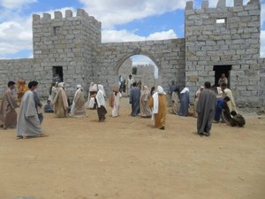 Atores realizam últimos ensaios na Cidade de Maria