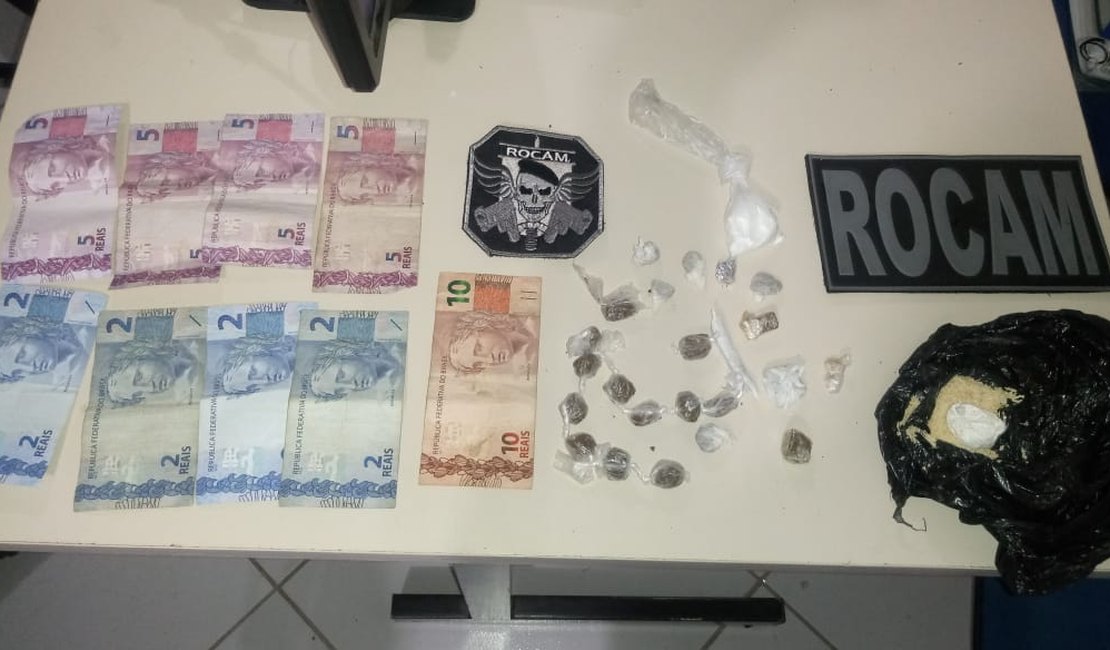 Homem é preso em flagrante por tráfico de drogas em Penedo