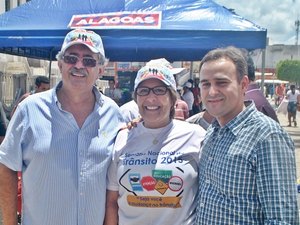 Célia Rocha e Yale Fernandes exaltam parceria na Semana de Trânsito