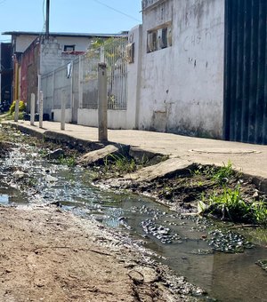 Moradores do bairro Levada denunciam falta de saneamento e pavimentação