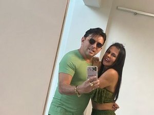 Casamento de Gretchen com saxofonista terá ouro comestível