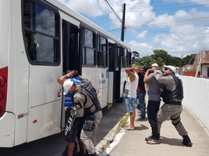 Fevereiro registra menor número de assaltos a ônibus da série histórica em Maceió