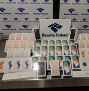Receita Federal apreende 51 iPhones no aeroporto do Recife