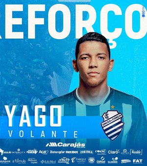 CSA oficializa contratação do volante Yago