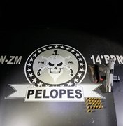 Homem é preso por porte ilegal de arma de fogo no município de Joaquim Gomes