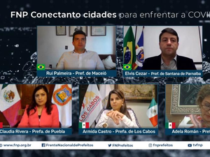 Rui Palmeira participa de videoconferência com prefeitas mexicanas