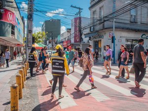 Ação educativa marca o Dia do Pedestre celebrado nesta segunda (8)