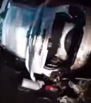 Capotamento deixa três feridos na AL-220 em Delmiro Gouveia