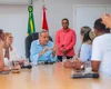 Governador em exercício recebe representantes sindicais no Palácio República dos Palmares