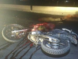Motociclista fica ferido após colidir com animal que atravessava rodovia