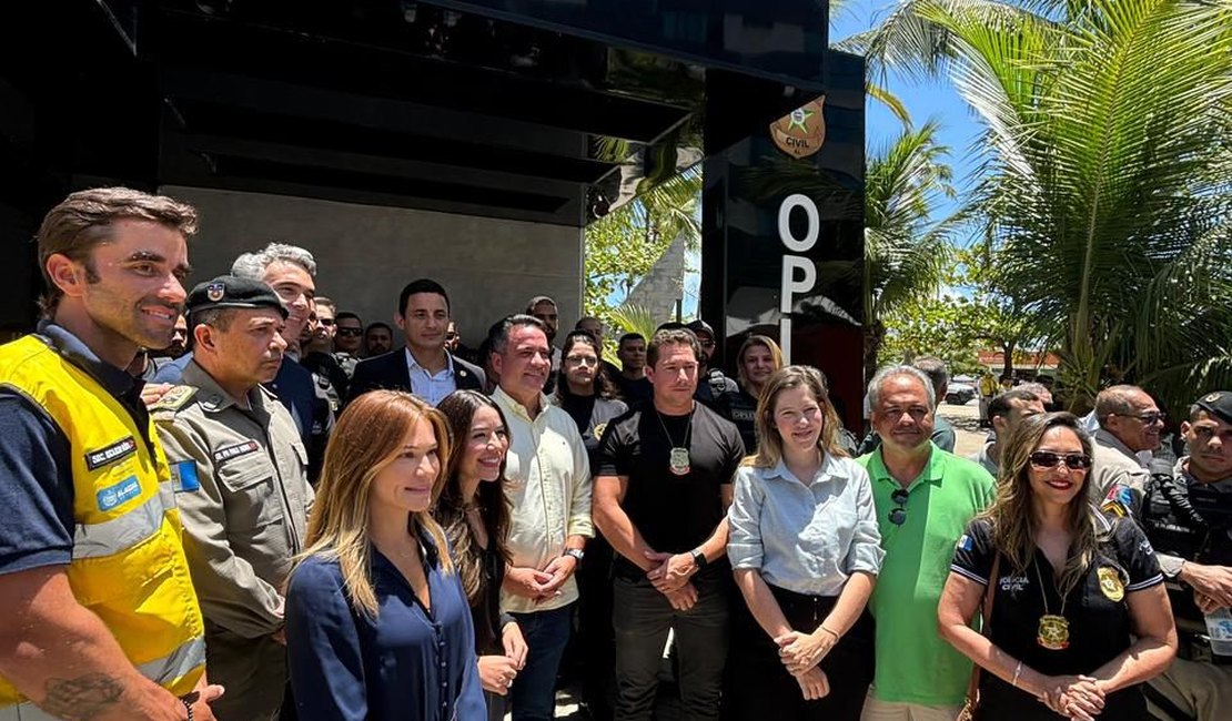 Deputada Cibele Moura acompanha entrega da nova unidade da Oplit, na Ponta Verde: 'Mais segurança para população'