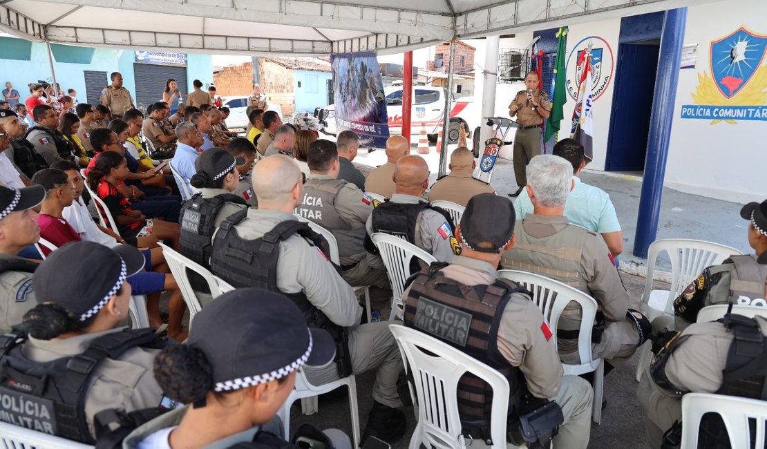 Com equipamentos adquiridos pelo projeto ‘O preço do crime’, Base Comunitária do Carminha é reinaugurada