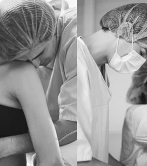 Esposa de Kaká compartilha fotos e relato de parto emocionante