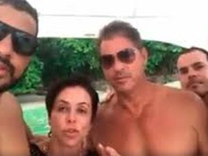 [Vídeo] Em passeio de lancha, Cristiane Brasil se defende de ações trabalhistas