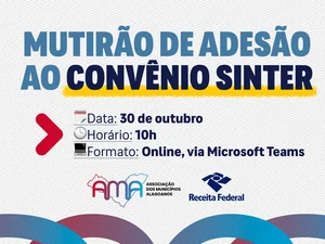 AMA e Receita Federal promovem mutirão para orientar municípios sobre adesão ao SINTER