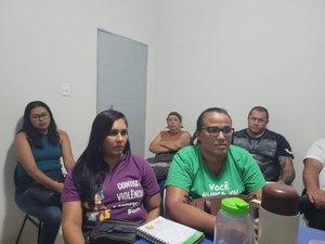 Sinteal se reúne com gestores de Estrela de Alagoas para discutir pautas da categoria