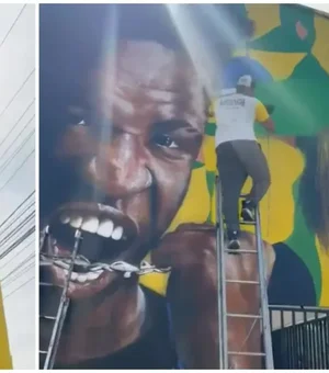 Virginia é retirada de mural da Copa após término com Vini Jr.