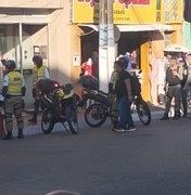 Casal entra em luta corporal e mobiliza PM no Centro de Arapiraca