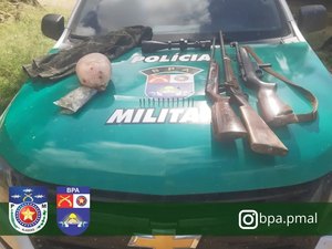 Operação Curupira aprende armas de fogo em Colônia Leopoldina