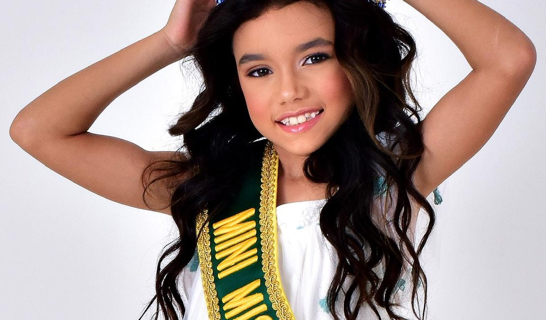 Alagoana Maria Antonella representa o Brasil no Mini Miss Mundial