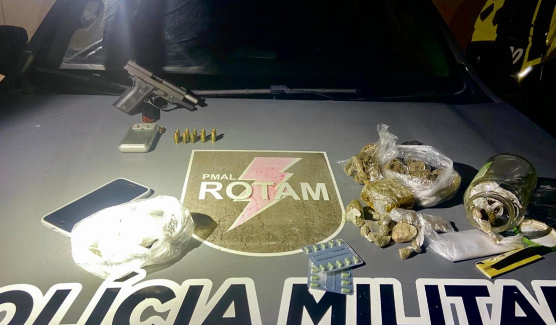 Em ações conjuntas, Polícia Militar apreende 40 armas de fogo e 60kg de drogas durante a semana em Alagoas