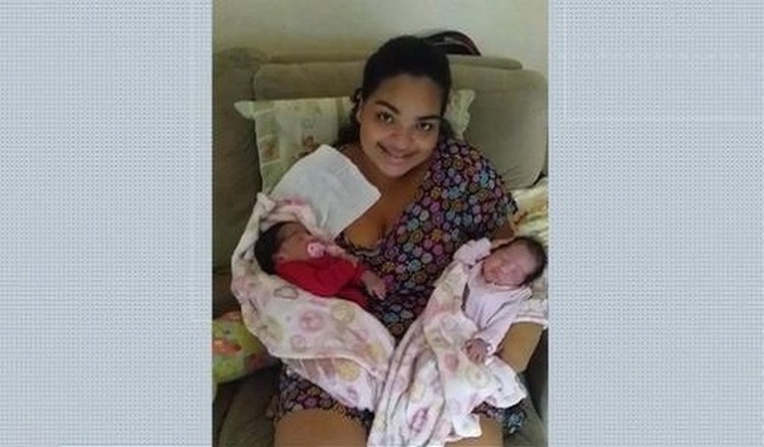 Mãe é intubada com Covid-19 após parto e só conhece gêmeas 24 dias depois