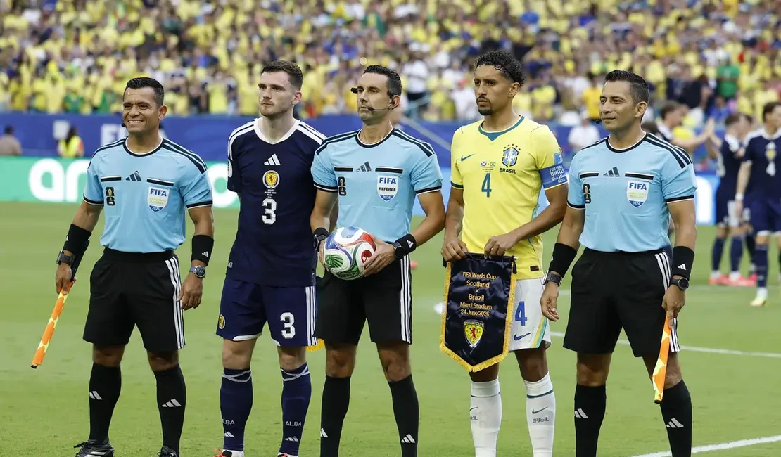 CBF envia ofício contestando gol anulado de Vini Jr. contra Escócia