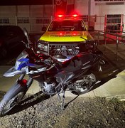 Moto furtada é recuperada em canavial de Colônia Leopoldina