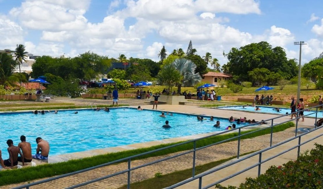 Clima ensolarado e lazer serão a diversão deste final de semana no Clube do Servidor de Arapiraca