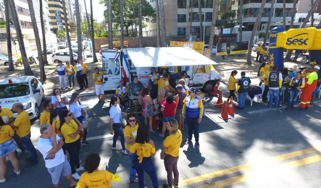 Detran realiza mais de 100 ações educativas e de fiscalização durante Maio Amarelo