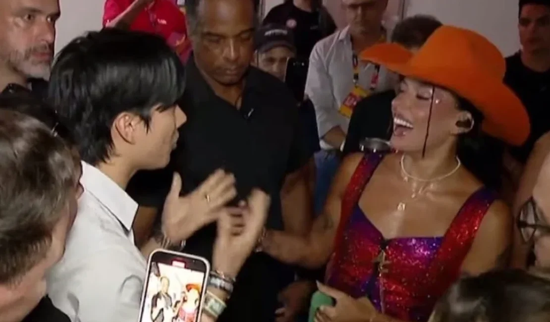 Influenciador coreano encontra Ana Castela após cantadas nas redes