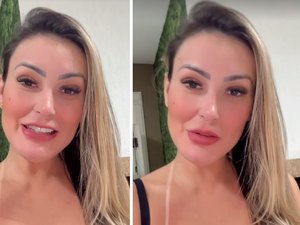 Após bifurcar língua, Andressa Urach sugere que pode colocar terceiro seio