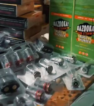 PF recebe 2 mil produtos irregulares apreendidos em operação contra cigarros eletrônicos