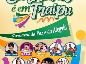 Seis dias de festa: confira programação do carnaval em Traipu