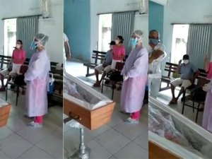 Coleta para teste da Covid-19 é realizada durante velório no Piauí