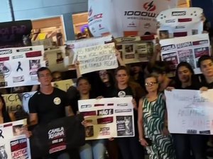 Protesto cobra Justiça por morte de gata espancada em academia de Maceió