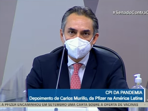 CPI da Covid: representante da Pfizer depõe