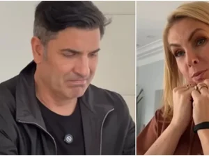 Edu Guedes e Ana Hickmann choram em vídeo após alta do apresentador