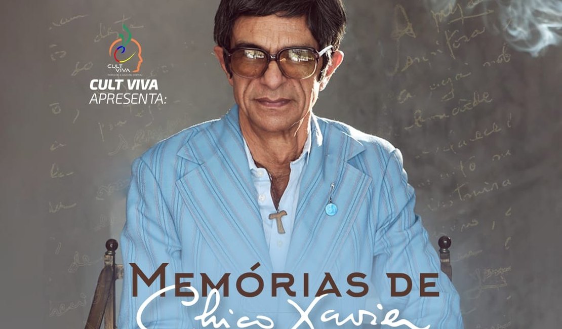 Espetáculo “Memórias de Chico Xavier” será apresentado em Maceió em agosto