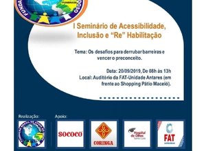 Seminário vai debater desafios e nova modalidade de reabilitação para deficientes visuais em Maceió
