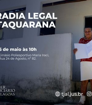 Moradia Legal beneficiará mais de cem famílias de Taquarana nesta segunda (6)