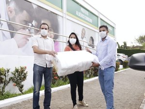 Ifal doa materiais de limpeza e EPI’s para a Secretaria de Saúde de Palmeira