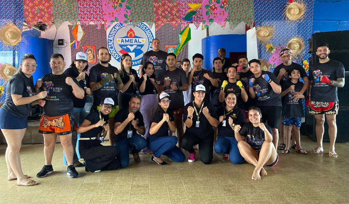 Oficina de muay thai promove inclusão de pessoas com autismo em Maceió