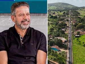 Arthur Lira garante obra que transforma o acesso à zona rural de Porto Real do Colégio