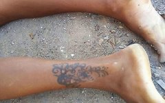 Tatuagem da vítima assassinada em Arapiraca
